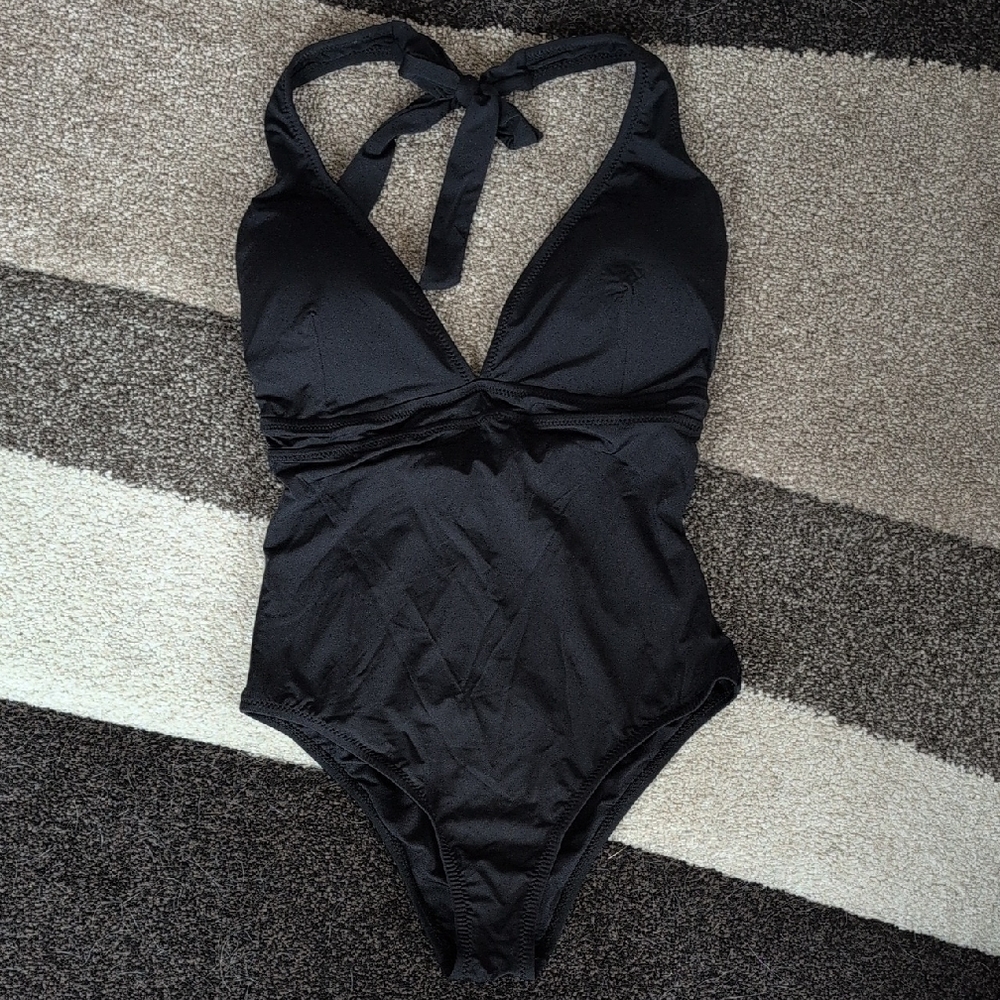 NWOT White Birch Halter One Piece Swimsuit